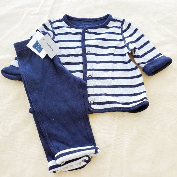 Janie and Jack Other - NWT Janie & Jack Reversible matching set Size 3-6m